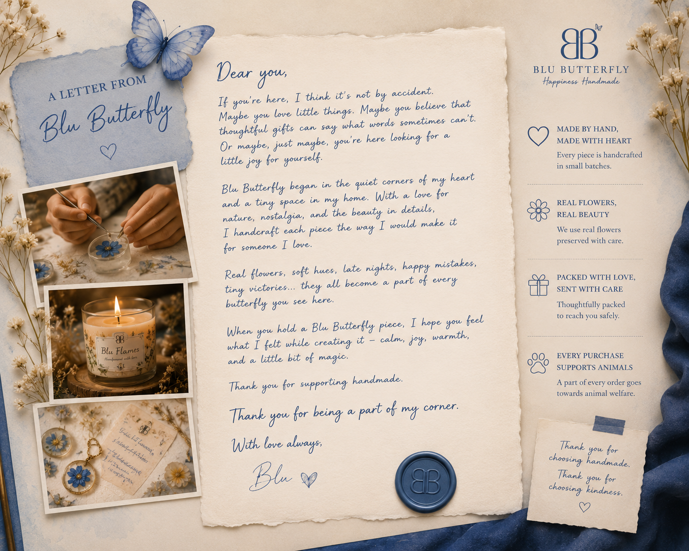 A letter from Blu Butterfly